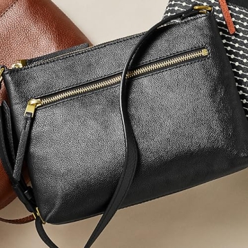 Fossil Women's Fiona Leather Crossbody Purse Handbag