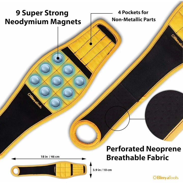 BINYATOOLS Magnetic Wristband for DIY Projects