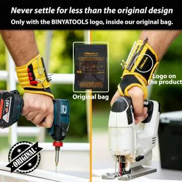 BINYATOOLS Magnetic Wristband for DIY Projects
