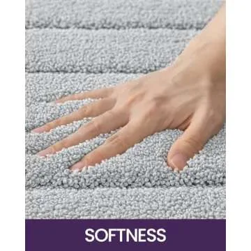 DEXI Bathroom Rug - Non-Slip, Absorbent & Soft Mat