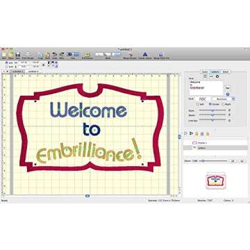 Embrilliance Essentials Embroidery Software for Mac and PC