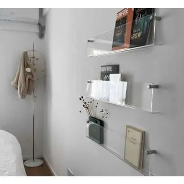 Acrylic Magazine Holder 2-Pack – Stylish Wall Display