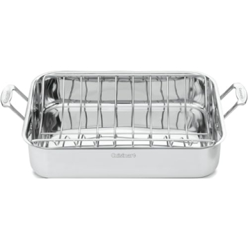 Cuisinart 16-Inch Stainless Steel Roaster with Rack