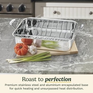 Cuisinart 16-Inch Stainless Steel Roaster with Rack