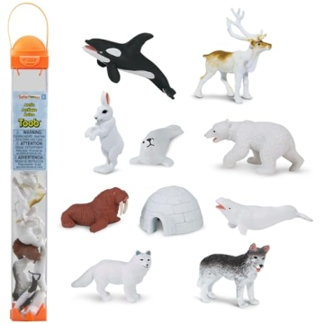 Safari Ltd Arctic TOOB with 10 Realistic Animal Figurines