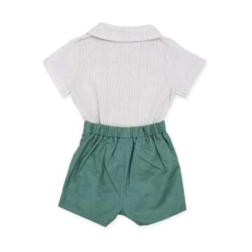 Twoflower Toddler Kids Baby Boys' 2 Piece Outfits Short Sets of Summer Clothes Casual Short-sleeved ...