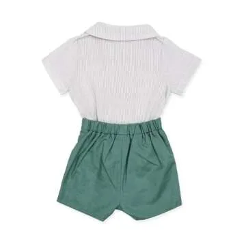 Twoflower Toddler Kids Baby Boys' 2 Piece Outfits Short Sets of Summer Clothes Casual Short-sleeved ...