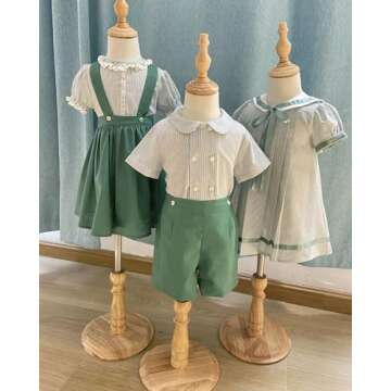 Twoflower Toddler Boys' 2 Piece Casual Outfit Shorts