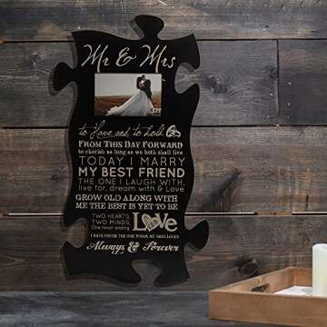 P. Graham Dunn Mr & Mrs Always & Forever Photo Frame