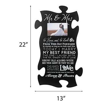 P. Graham Dunn Mr & Mrs Always & Forever Photo Frame