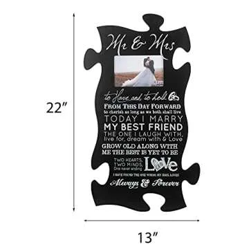 P. Graham Dunn Mr & Mrs Always & Forever Photo Frame