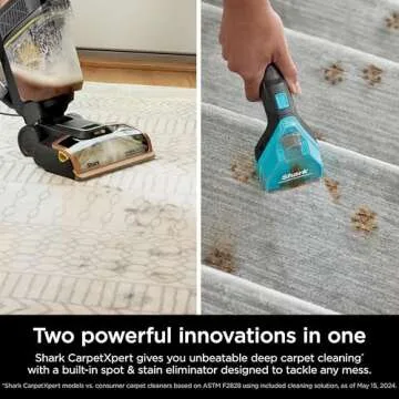 Shark EX301 CarpetXpert HairPro Pet with StainStriker, Corded Upright Deep Carpet, Rug & Upholstery ...