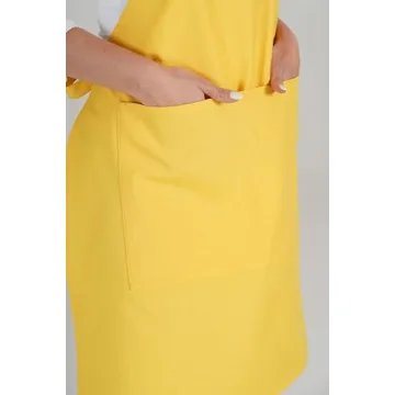 TOSHE Kitchen Apron - Waterdrop Resistant, Adjustable, Stylish & Practical