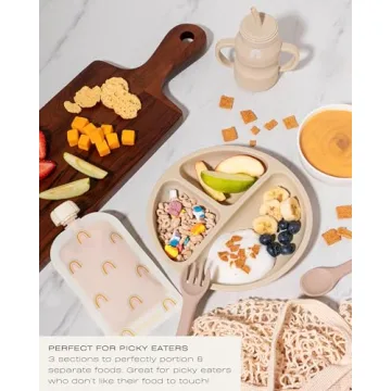 Hippypotamus Toddler Plates - Safe & Functional Silicone Plates