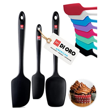 Quality DI ORO Silicone Spatula Set for Cooking