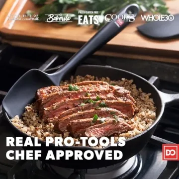 Quality DI ORO Silicone Spatula Set for Cooking