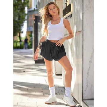 Stylish AUTOMET 2-in-1 Running Shorts for Women