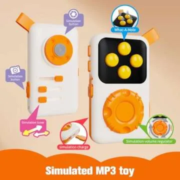 Jovow Baby TV Remote Toy Set,Realistic Play TV Remote Control with Adjustable Music Sound,Infant Early Learning Baby Toys,Toddlers Musical Toy Remote for 18+ Months Boys Girls Gifts.
