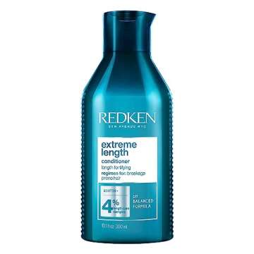 Redken Extreme Length Shampoo and Conditioner| Infused With Biotin | For Hair Growth | Prevents Brea...