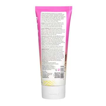 Pacifica Beauty Pineapple Hydrate Curl Nourishing Mask, Haircare, Deep Hydration, Coconut, Avocado, For Curly Coily Hair, Sulfate & Paraben Free, Vegan, 6 fl oz (1 Count)