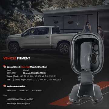 84745940 Fuel Tank Filler Pipe Housing for Chevy Silverado 1500 2019-2024