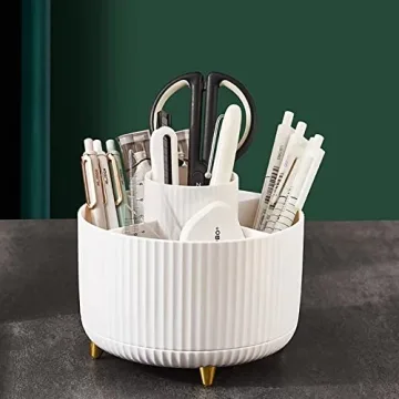 PUCIO 360° Rotating Pen Holder - Stylish & Large Capacity
