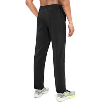 G Gradual Men's Track Pants with Zipper Pockets