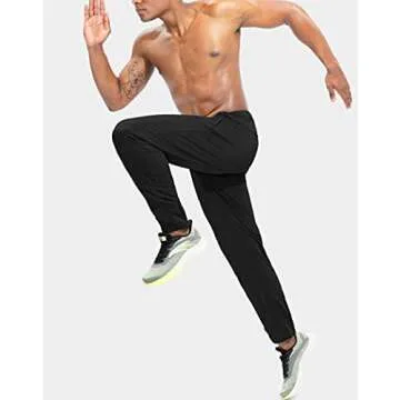 G Gradual Men's Track Pants with Zipper Pockets