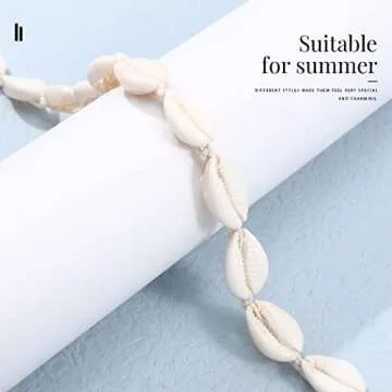 Simsly Puka Shell Waist Chain - Boho Body Jewelry for Women