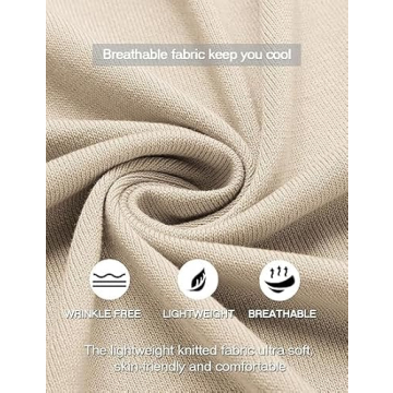 Stylish COOFANDY Vintage Knit Button Down Shirt for Men