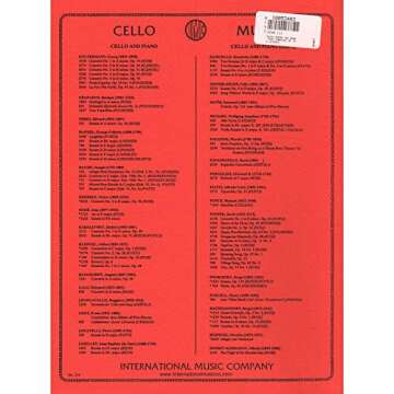 Saint-Saens The Swan for Cello and Piano - Sheet Music