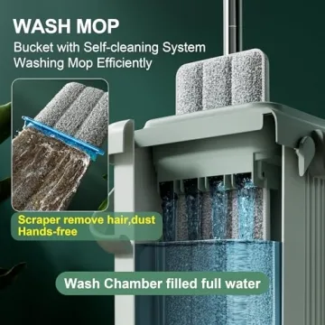 JOYMOOP Mop and Bucket Set - Easy Cleaning Solution for All