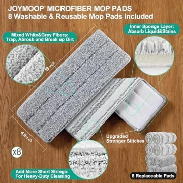 JOYMOOP Mop and Bucket Set - Easy Cleaning Solution for All