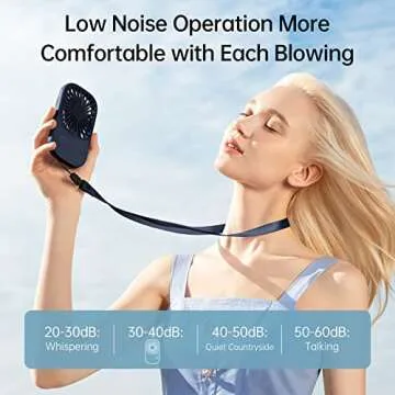 JISULIFE Handheld Mini Lash Fan with Bracket, Small Portable USB Rechargeable Personal Makeup Stylish Fan with 3 Speeds for Women Mom Girls Office Outdoor Travel Blue