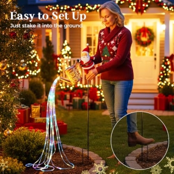Christmas Solar Kettle Lights for Festive Outdoor Decor