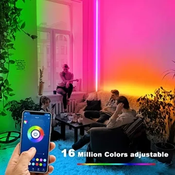 Dalattin 65.6ft RGB LED Strip Lights with App Control