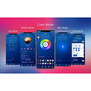 Dalattin 65.6ft RGB LED Strip Lights with App Control