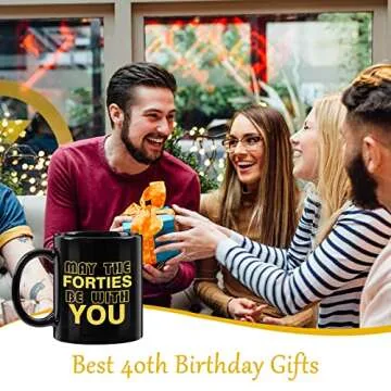 Cabtnca 40th Birthday Mug - Perfect Gift for Milestones