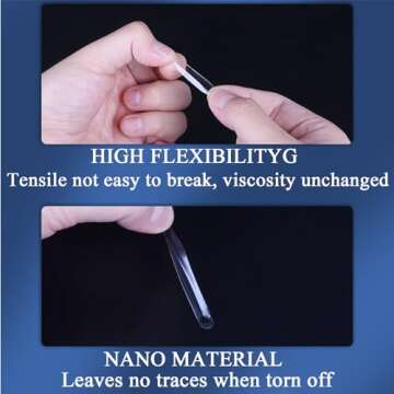 Adhesive Stick dots Two-Sided Sided Mounting Putty Stick Tack for Wall Hanging Crafts Balloons Festival Party Decorations,Clean Removable(100)