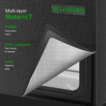 MELONFARM 24"x16"x20" Indoor Grow Tent for Your Plants