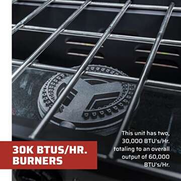 Camp Chef Expedition Two-Burner Stove - Portable Camping Cook Stove for Outdoor Cooking - Comes with Fry Griddle - 14" Accessory Compatible - 448 Sq In Cooking Space