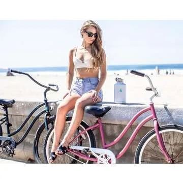 HYDRO CELL Stainless Steel Insulated Water Bottle with Straw - For Cold & Hot Drinks - Metal Vacuum Flask with Screw Cap and Modern Leakproof Sport Thermos for Kids & Adults (White 64oz)