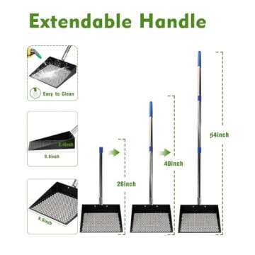 Durable Large Chicken Poop Scooper for Effortless Cleaning