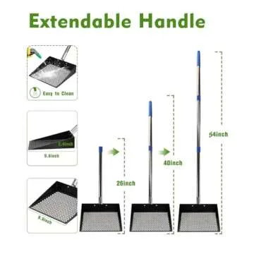Durable Large Chicken Poop Scooper for Effortless Cleaning