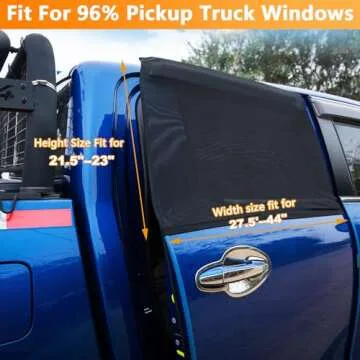 UV-Blocking Car Window Shades for Pickup Trucks & SUVs