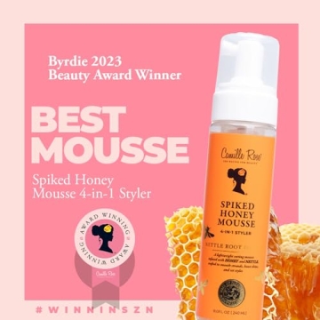 Camille Rose Spiked Honey Mousse for Nourished Curls