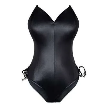 Womens Bunny Costume Girl Suit Senpai Cosplay Anime Role Costume One Piece Bodysuit Removable Padded with Stockings Set(L)