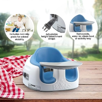 Bumbo B10060MPA3 Baby Soft Foam Floor Seat with Harness