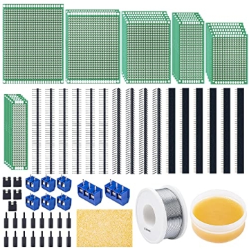 Miuzei Double Sided PCB Board Prototype Kit for DIY Electronics