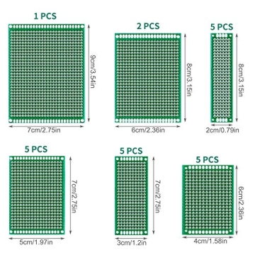 Miuzei Double Sided PCB Prototype Kit for DIY Soldering
